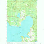 United States Geological Survey Garden, MI (1958, 62500-Scale) digital map