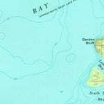 United States Geological Survey Garden, MI (1958, 62500-Scale) digital map