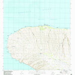 United States Geological Survey Garden Of The Gods, HI (1991, 24000-Scale) digital map