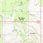 United States Geological Survey Garden Pass, NV (1986, 24000-Scale) digital map