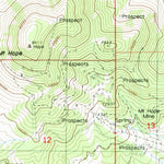 United States Geological Survey Garden Pass, NV (1986, 24000-Scale) digital map