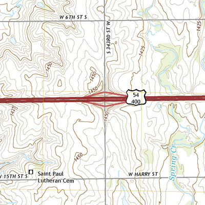 United States Geological Survey Garden Plain, KS (2022, 24000-Scale) digital map