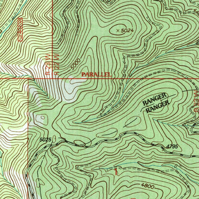 United States Geological Survey Garden Point, MT (1999, 24000-Scale) digital map
