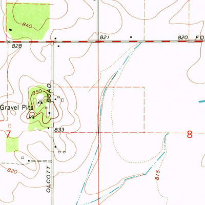 United States Geological Survey Garden Prairie, IL (1970, 24000-Scale) digital map