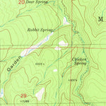 United States Geological Survey Garden Spring Canyon, NM (1982, 24000-Scale) digital map