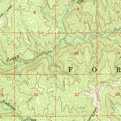 United States Geological Survey Garden Valley, ID (1959, 62500-Scale) digital map