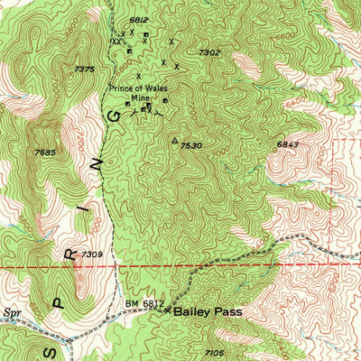 United States Geological Survey Garden Valley, NV (1949, 62500-Scale) digital map