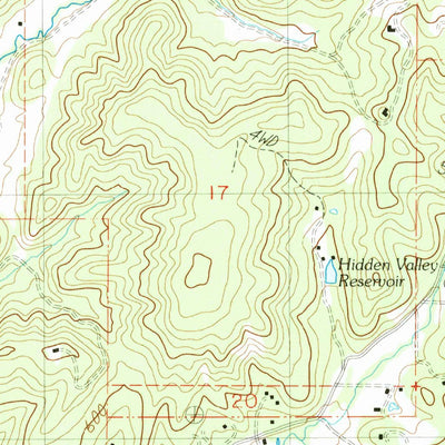 United States Geological Survey Garden Valley, OR (1987, 24000-Scale) digital map