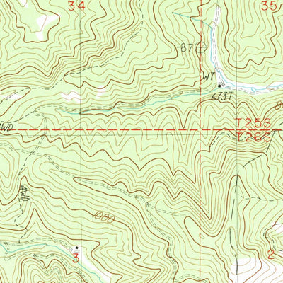 United States Geological Survey Garden Valley, OR (1987, 24000-Scale) digital map