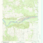 United States Geological Survey Garden Valley, TX-OK (1985, 24000-Scale) digital map