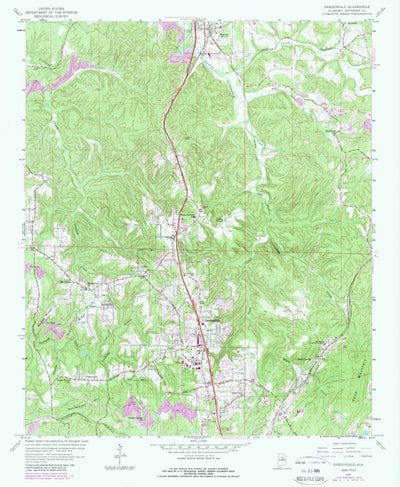 United States Geological Survey Gardendale, AL (1959, 24000-Scale) digital map