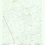 United States Geological Survey Gardendale NW, TX (1968, 24000-Scale) digital map