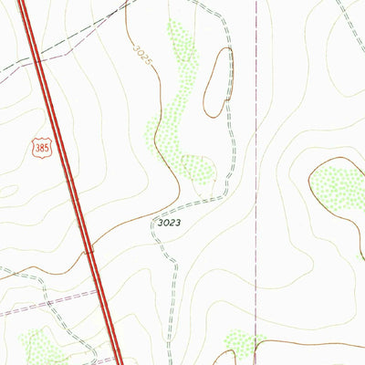 United States Geological Survey Gardendale, TX (1968, 24000-Scale) digital map