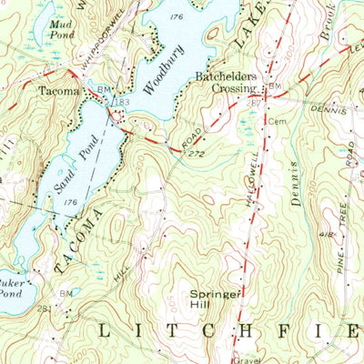 United States Geological Survey Gardiner, ME (1957, 62500-Scale) digital map