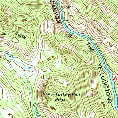 United States Geological Survey Gardiner, MT (2000, 24000-Scale) digital map