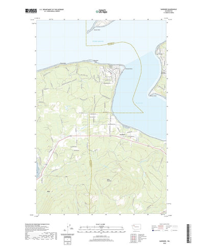 United States Geological Survey Gardiner, WA (2020, 24000-Scale) digital map