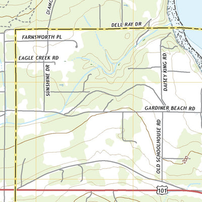 United States Geological Survey Gardiner, WA (2020, 24000-Scale) digital map