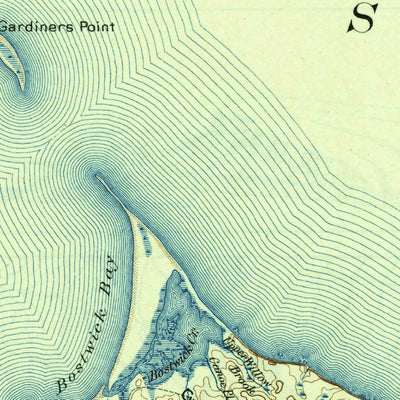 United States Geological Survey Gardiners Island, NY (1904, 62500-Scale) digital map