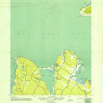 United States Geological Survey Gardiners Island West, NY (1944, 24000-Scale) digital map