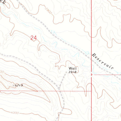 United States Geological Survey Gardner Gulch, WY (1971, 24000-Scale) digital map