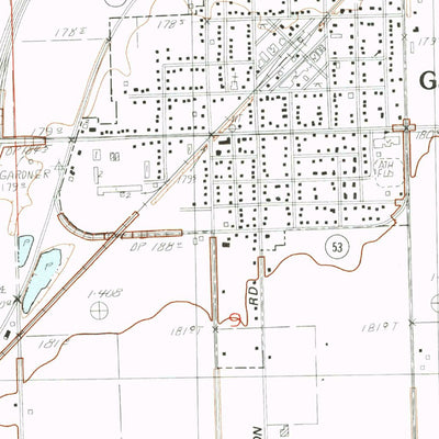 United States Geological Survey Gardner, IL (1983, 24000-Scale) digital map