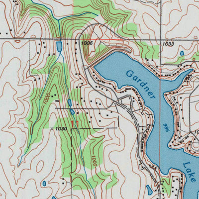 United States Geological Survey Gardner, KS (1991, 24000-Scale) digital map