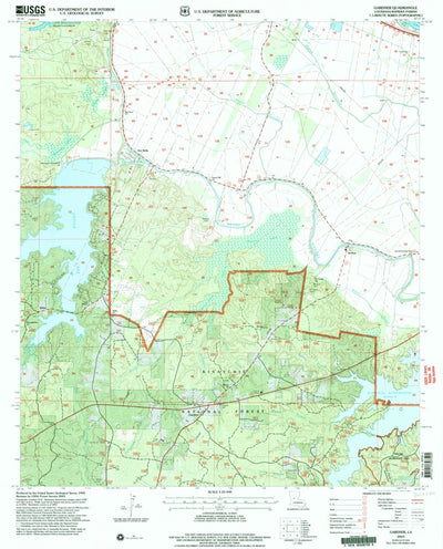 United States Geological Survey Gardner, LA (2003, 24000-Scale) digital map