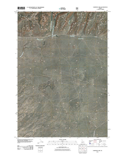 United States Geological Survey Gardner Lake, ID (2011, 24000-Scale) digital map