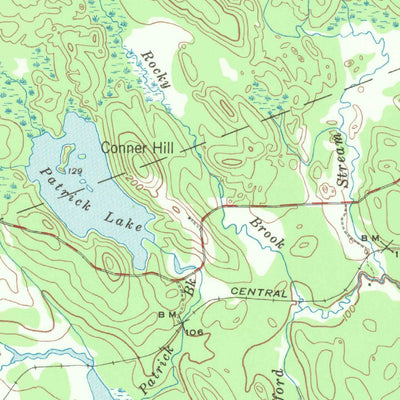 United States Geological Survey Gardner Lake, ME (1941, 62500-Scale) digital map