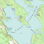 United States Geological Survey Gardner Lake, ME (1941, 62500-Scale) digital map
