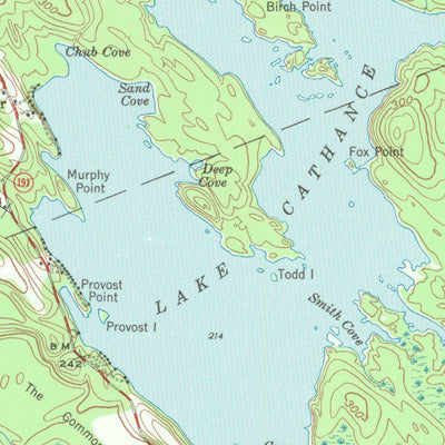 United States Geological Survey Gardner Lake, ME (1941, 62500-Scale) digital map