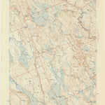 United States Geological Survey Gardner Lake, ME (1943, 62500-Scale) digital map