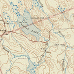 United States Geological Survey Gardner Lake, ME (1943, 62500-Scale) digital map