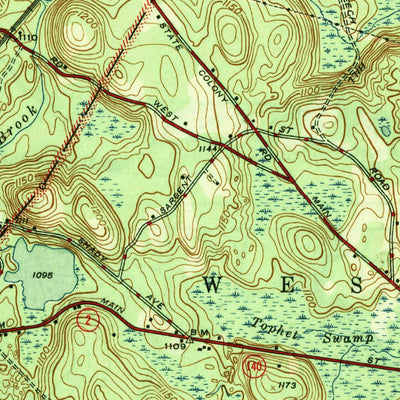 United States Geological Survey Gardner, MA (1946, 31680-Scale) digital map