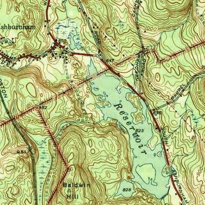 United States Geological Survey Gardner, MA (1946, 31680-Scale) digital map