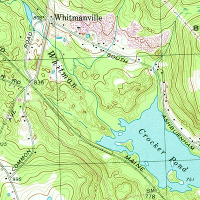 United States Geological Survey Gardner, MA (1970, 25000-Scale) digital map