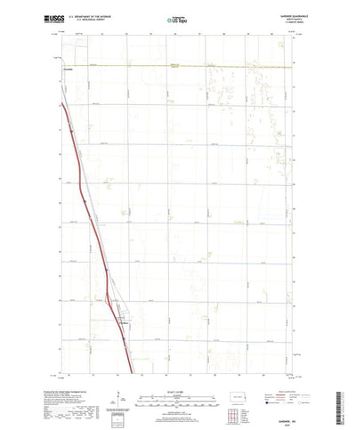 United States Geological Survey Gardner, ND (2020, 24000-Scale) digital map