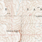 United States Geological Survey Gardner Peak, NM (1981, 24000-Scale) digital map