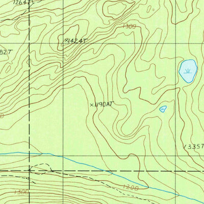 United States Geological Survey Gardner Pond, ME (1985, 24000-Scale) digital map