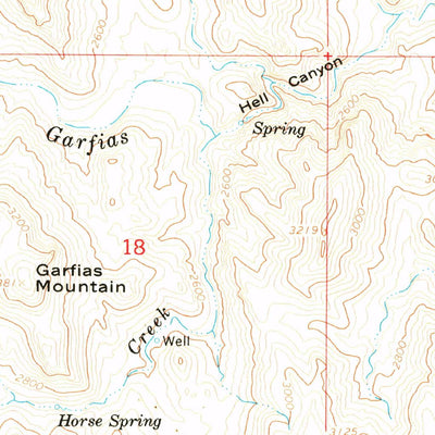 United States Geological Survey Garfias Mountain, AZ (1964, 24000-Scale) digital map