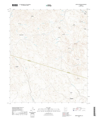 United States Geological Survey Garfias Mountain, AZ (2021, 24000-Scale) digital map
