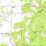 United States Geological Survey Garfield, AR-MO (1958, 24000-Scale) digital map