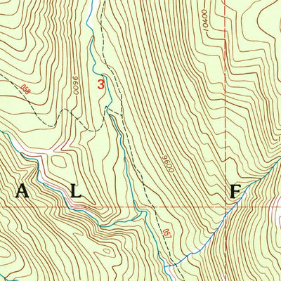 United States Geological Survey Garfield Basin, UT (1996, 24000-Scale) digital map