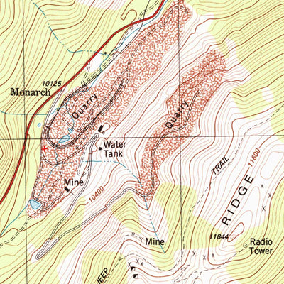 United States Geological Survey Garfield, CO (1982, 24000-Scale) digital map