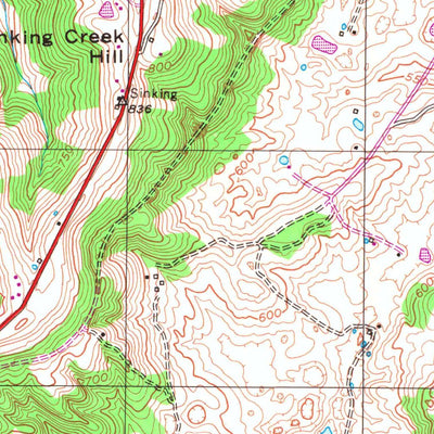 United States Geological Survey Garfield, KY (1953, 24000-Scale) digital map