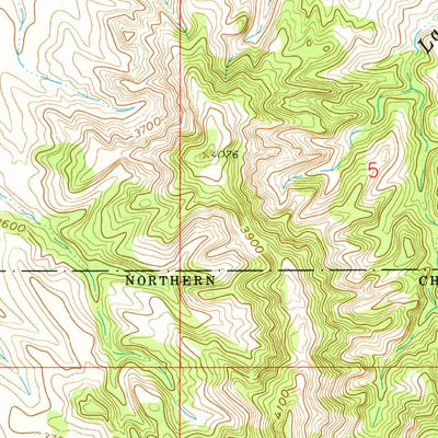 United States Geological Survey Garfield Peak, MT (1958, 24000-Scale) digital map