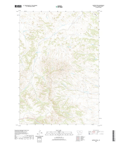 United States Geological Survey Garfield Peak, MT (2020, 24000-Scale) digital map