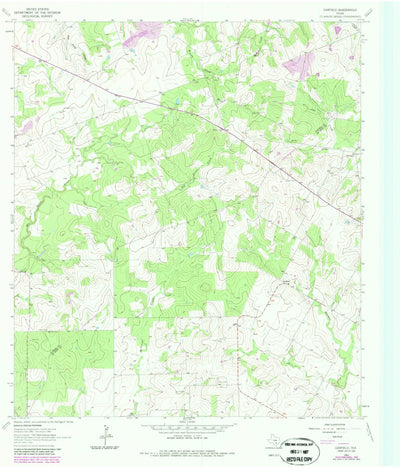 United States Geological Survey Garfield, TX (1963, 24000-Scale) digital map