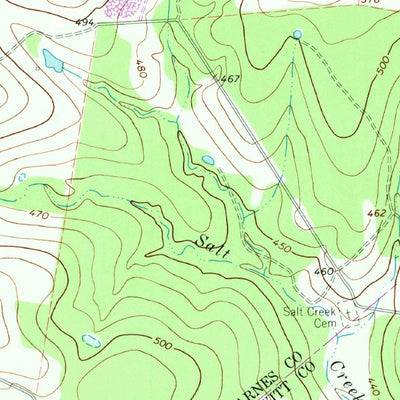 United States Geological Survey Garfield, TX (1963, 24000-Scale) digital map