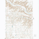 United States Geological Survey Garland Creek, MT (1984, 24000-Scale) digital map